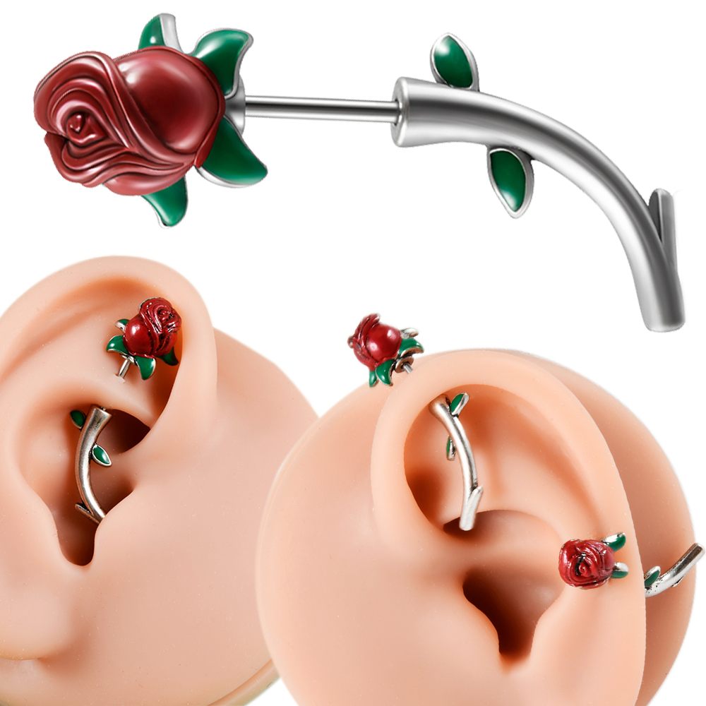Body Jewelry Surgical Steel - Anneau de nombril de fleur de